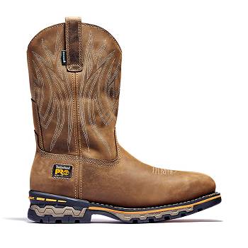 Timberland PRO AG Boss Square Alloy Toe Pull-On - Hnede Pracovne Cizmy Panske, TB0248F